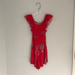 kimchi blue floral romper