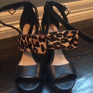 Leopard Wedges