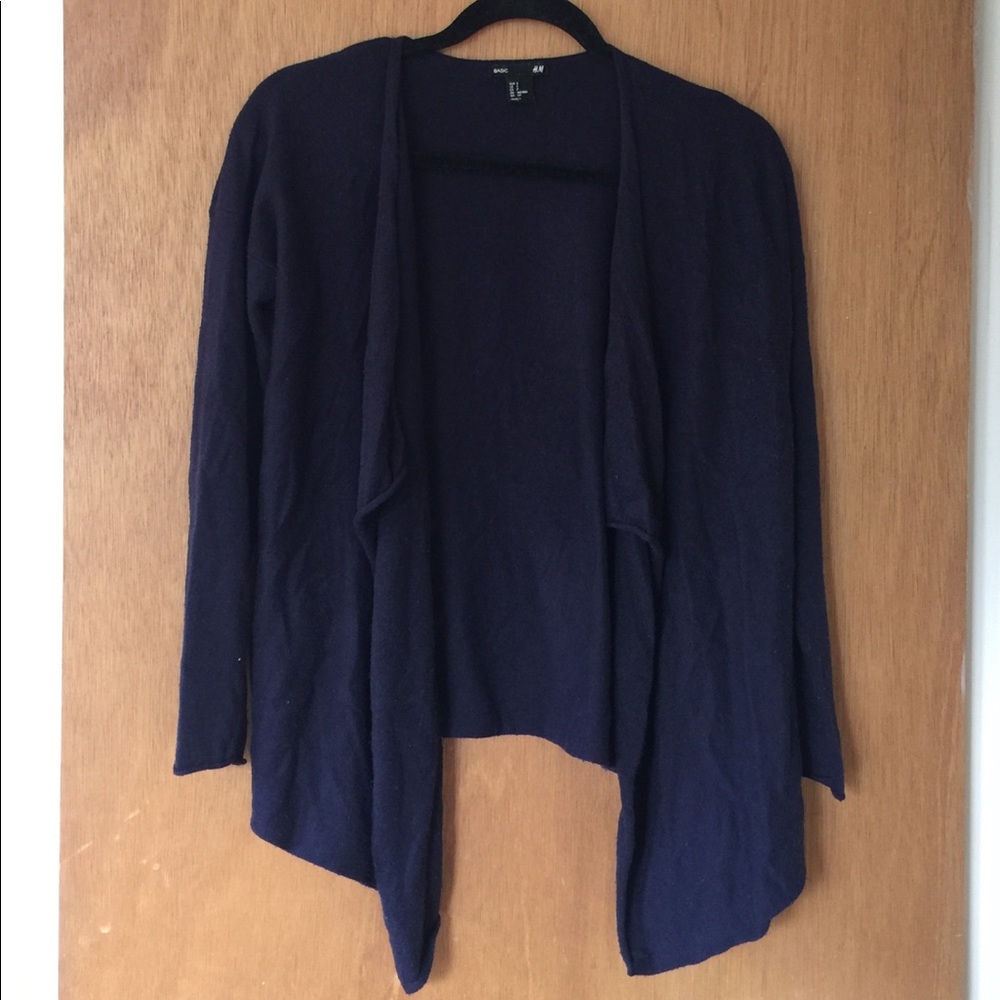 H&M navy blue cardigan