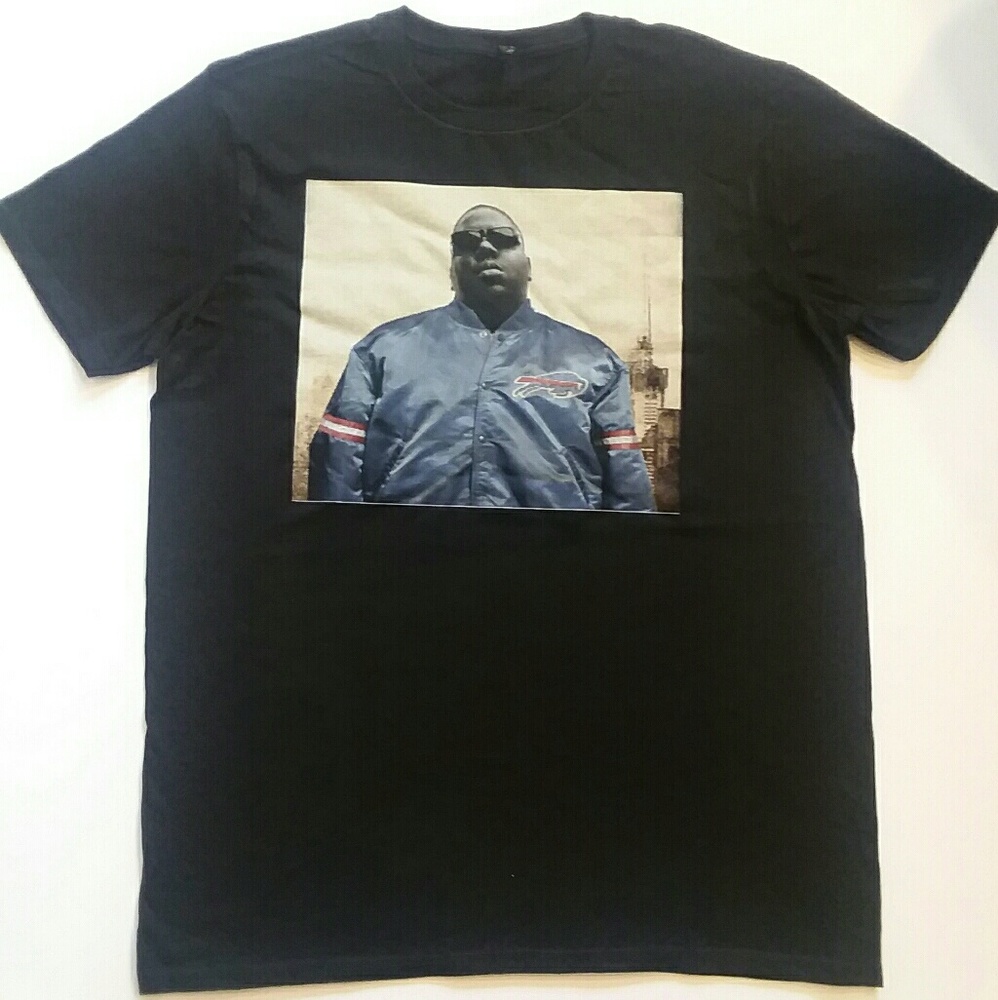 New Buffalo Bills Biggie Smalls T-Shirt Sz Large