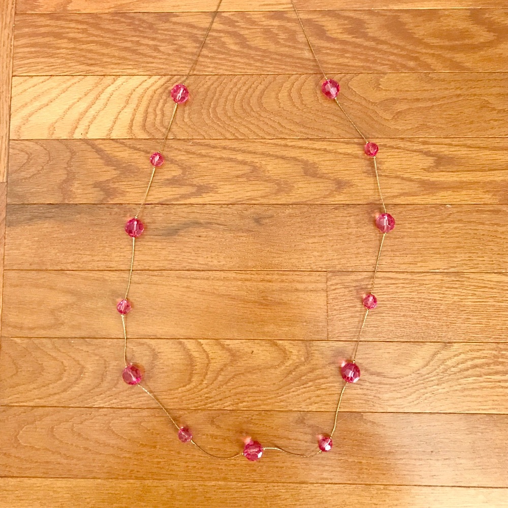 NWT Pink and Gold Necklace