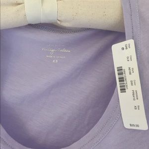 Lavender vintage J Crew tee t shirt size XS NWT