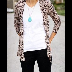 Leopard Print Cardigan