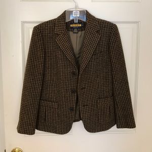 Ralph Lauren Rugby Cropped Tweed Jacket