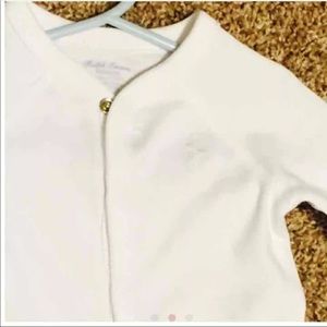 Ralph Lauren newborn sleeper.