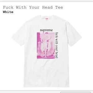 SUPREME Fuck with your head t-shirt