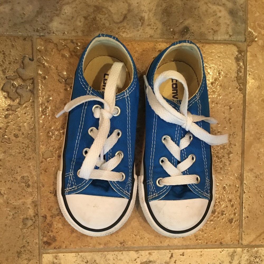 Converse sneakers royal blue toddler boys 8