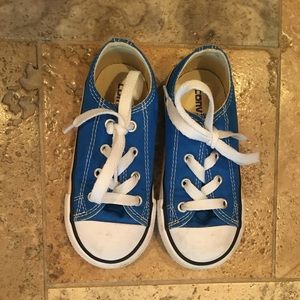 Converse sneakers royal blue toddler boys 8
