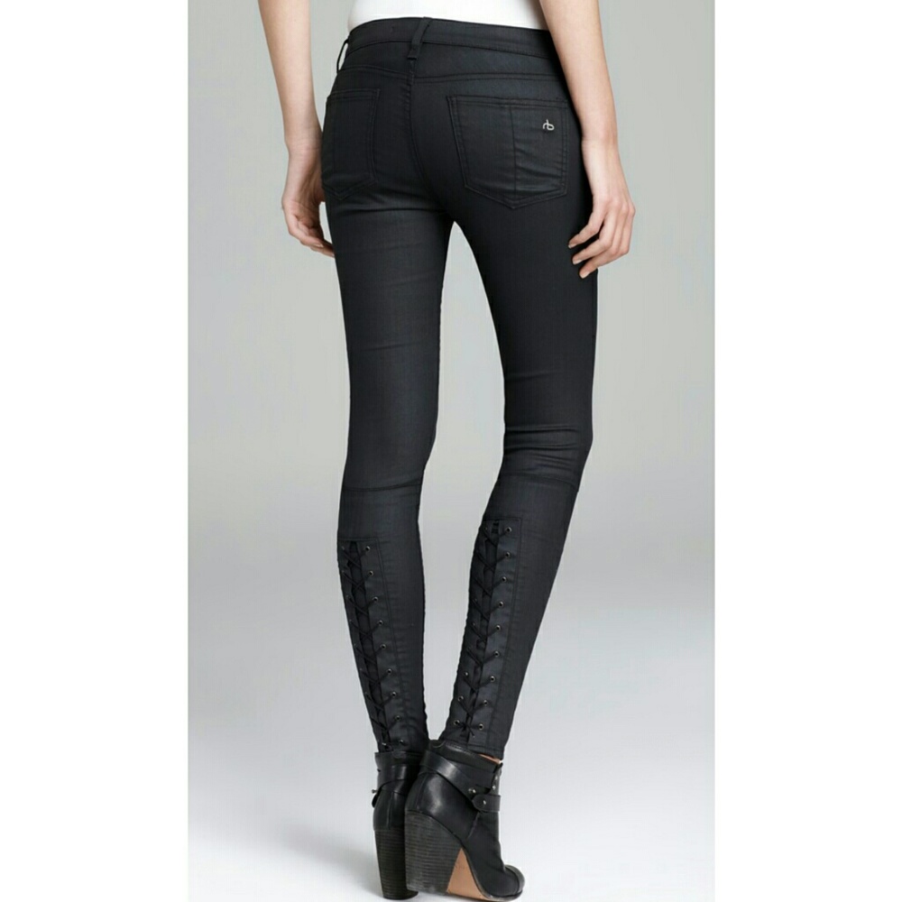 Rag & Bone Devi Lace Up Jeans