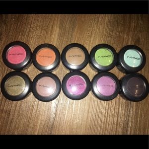 MAC eyeshadows