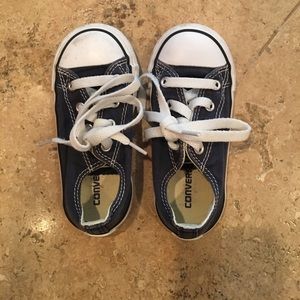 Converse sneakers navy blue toddler boy size 8