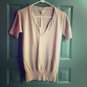 Short sleeved BR sweater