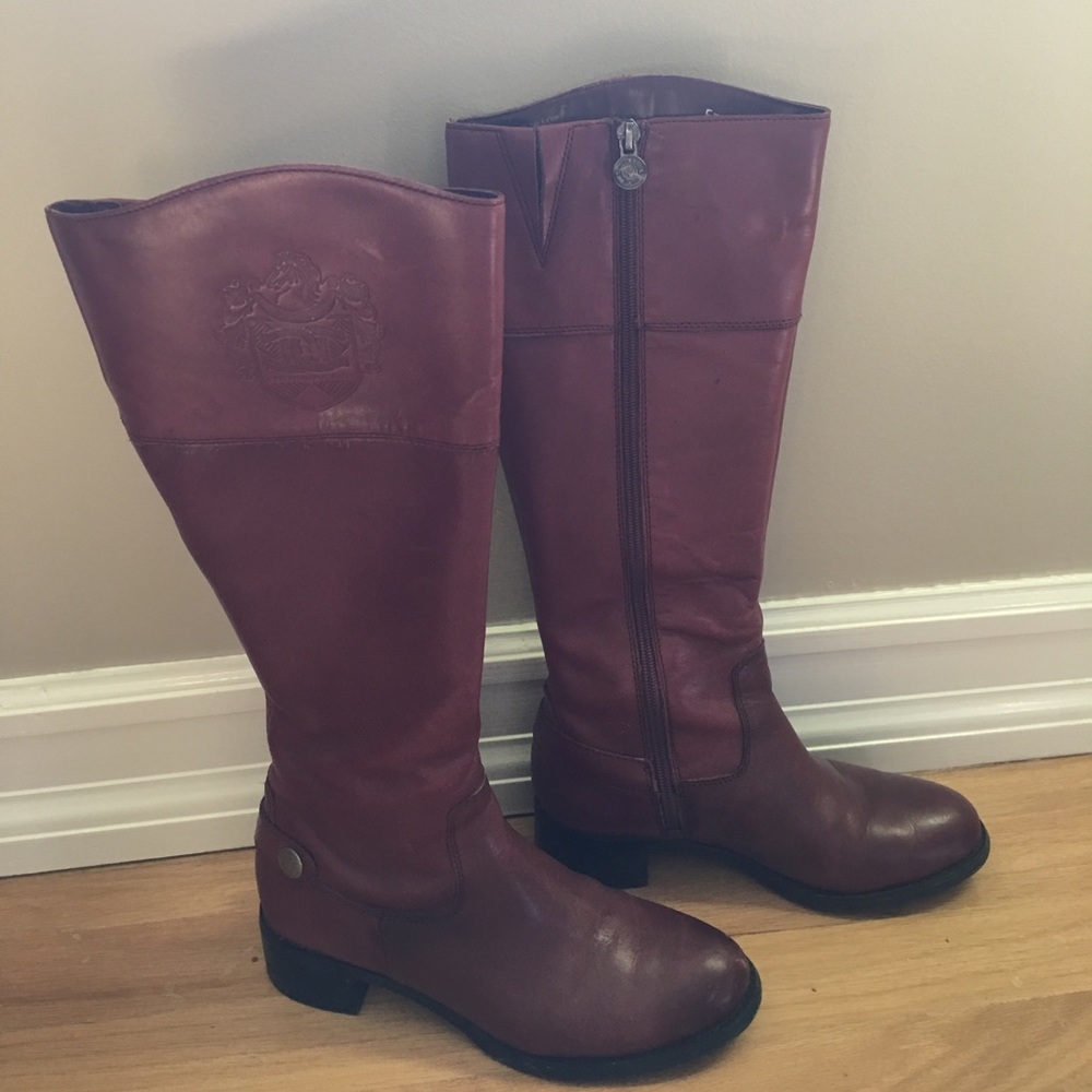 Knee high riding boots