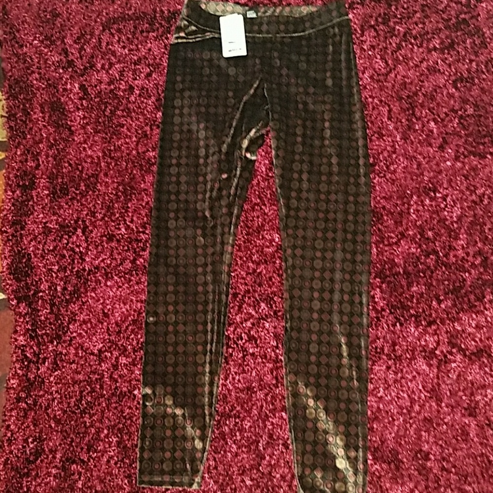 Mosaic Velvet Leggings