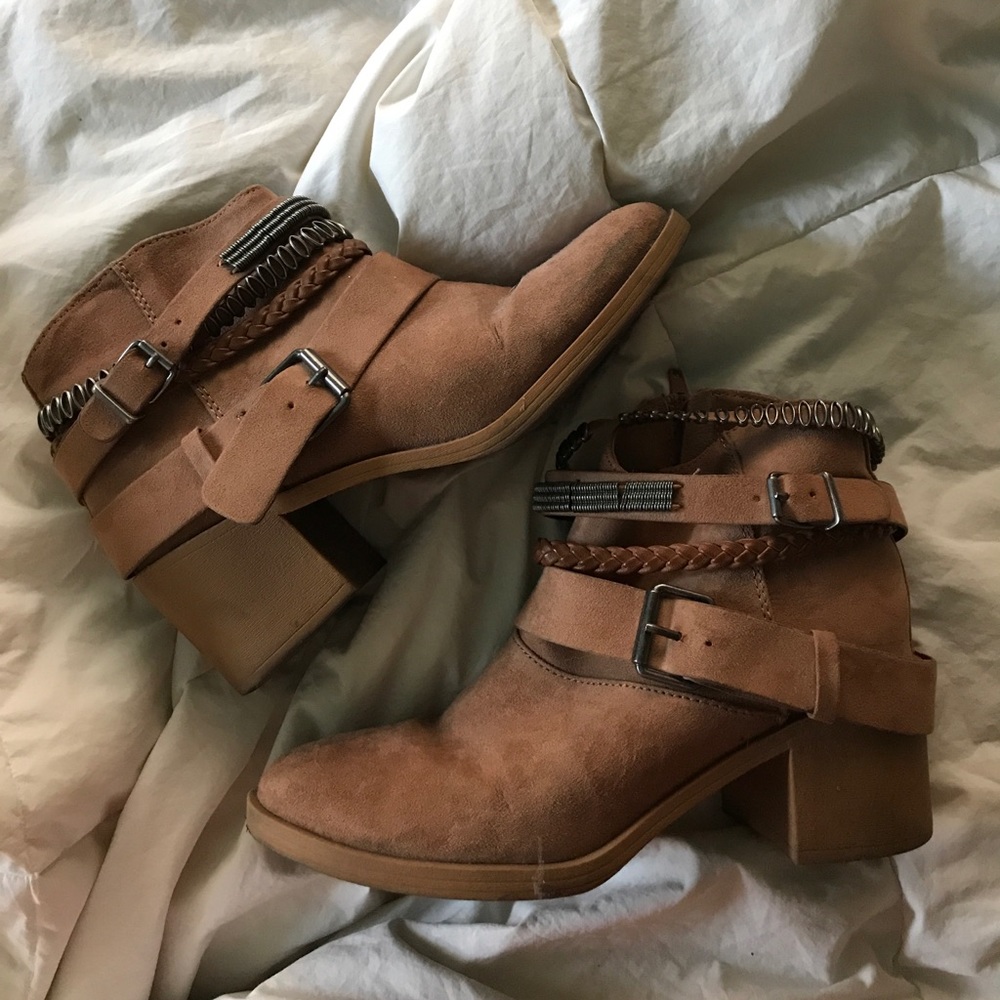 H&M Coachella Booties Sz 38/7.5 US