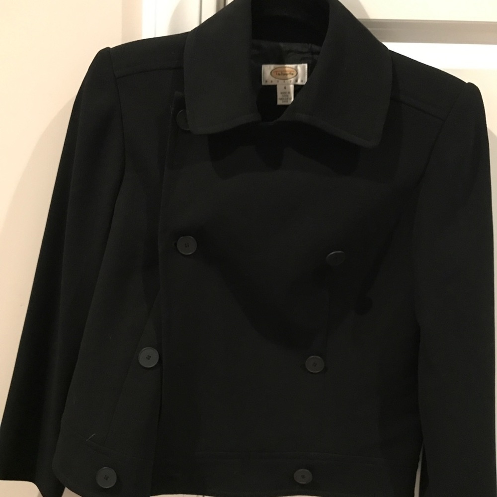 Talbots black blazer Sz 4