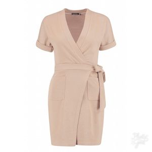 Tie wrap dress