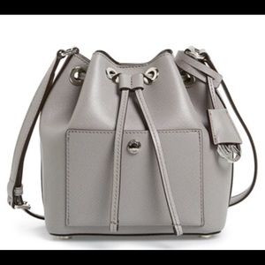 Gray Michael Kors gray bucket purse