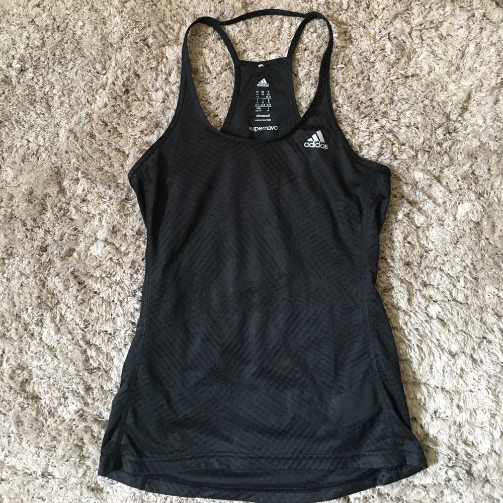 Adidas XS  black running tank