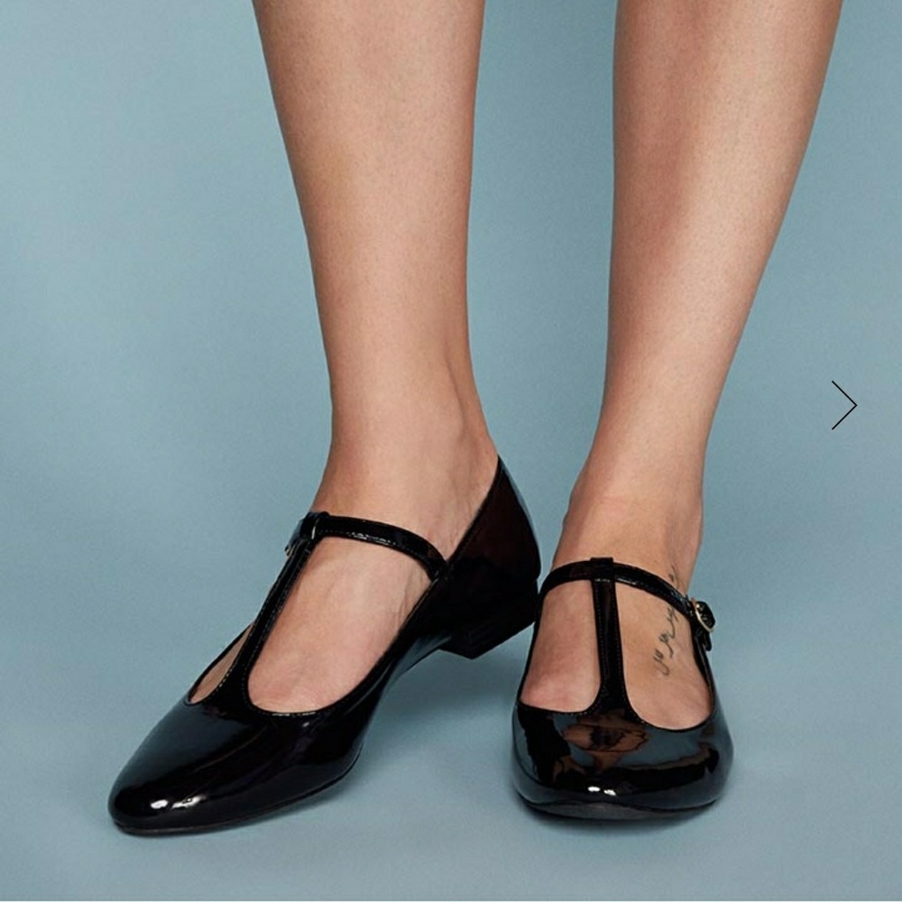 REFORMATION Vegan Black Susi Matilda Flat