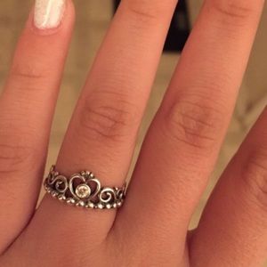 Pandora Princess Ring Silver