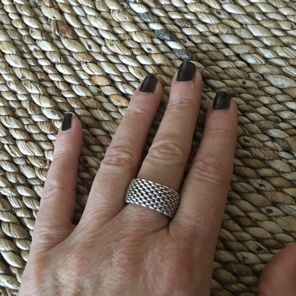 Tiffany & Co. Jewelry - Tiffany & Co. Somerset mesh ring AUTHENTIC