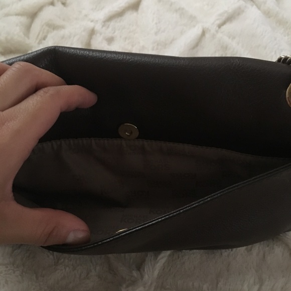 MICHAEL KORS JET SET CHAIN LEATHER FLAP BAG - Picture 3 of 4