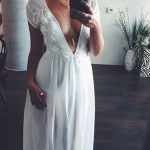 For Love & Lemons White Dress