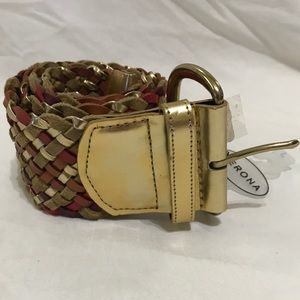 Merona braided wide belt