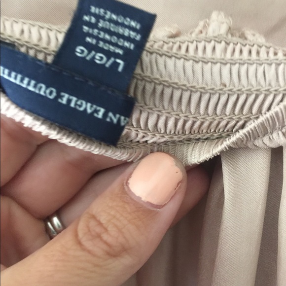 Long silky blush AE skirt - Picture 6 of 7