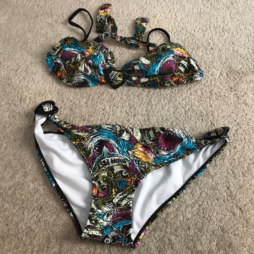 Iron fist shark bathing suit