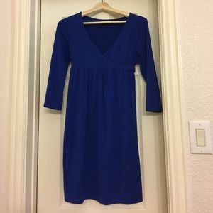 Blue midi dress