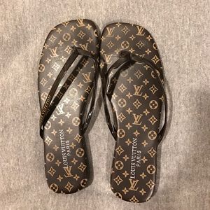 Louis Vuitton women's flip flops