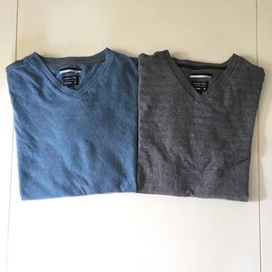 2 RVCA V neck Tees