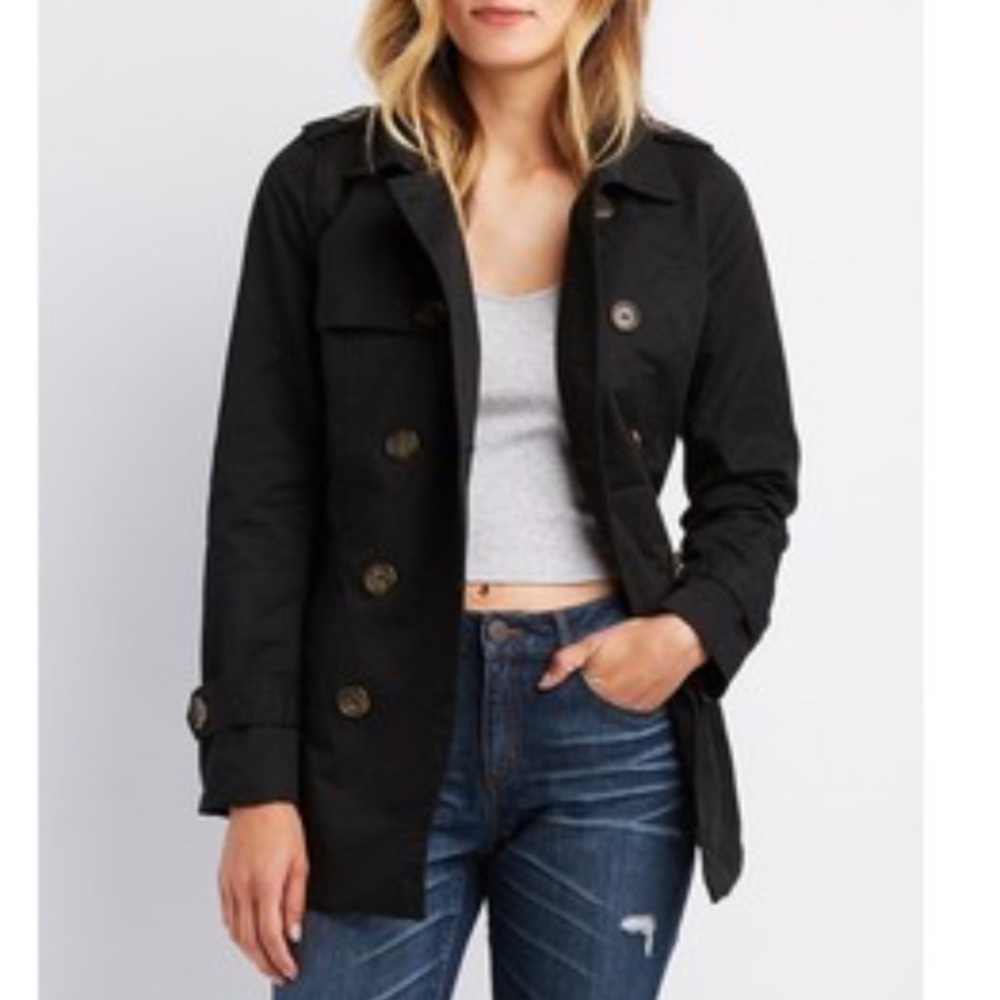 Old Navy Black Rain Coat