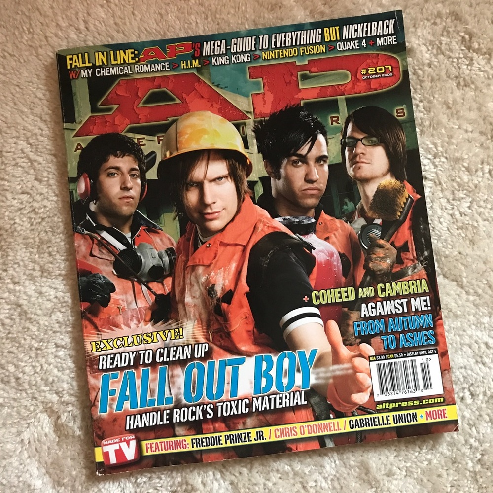 Fall Out Boy Alternative Press Magazine
