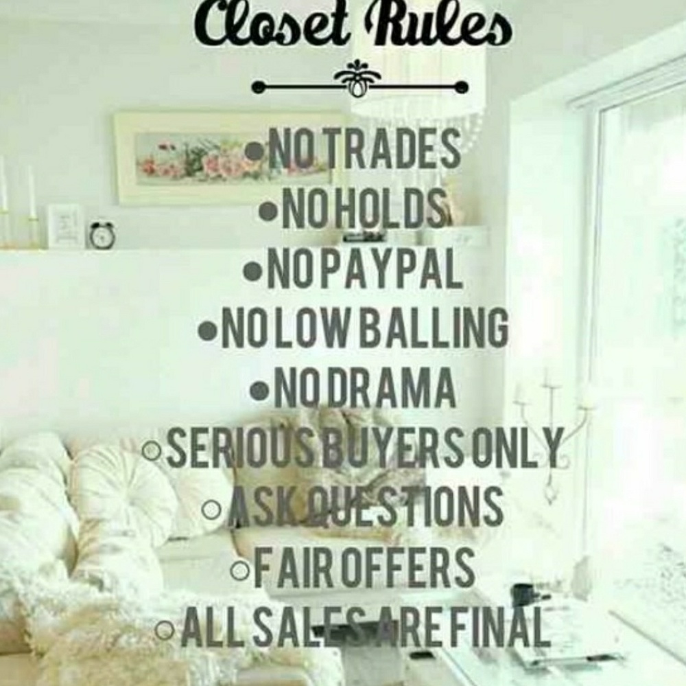 Thanks for shopping my closet!