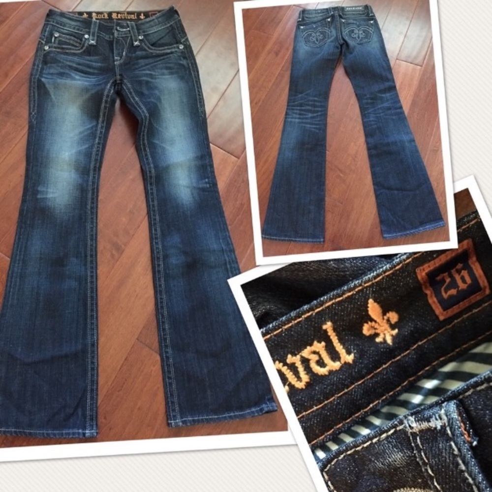 Awesome rock revival jeans