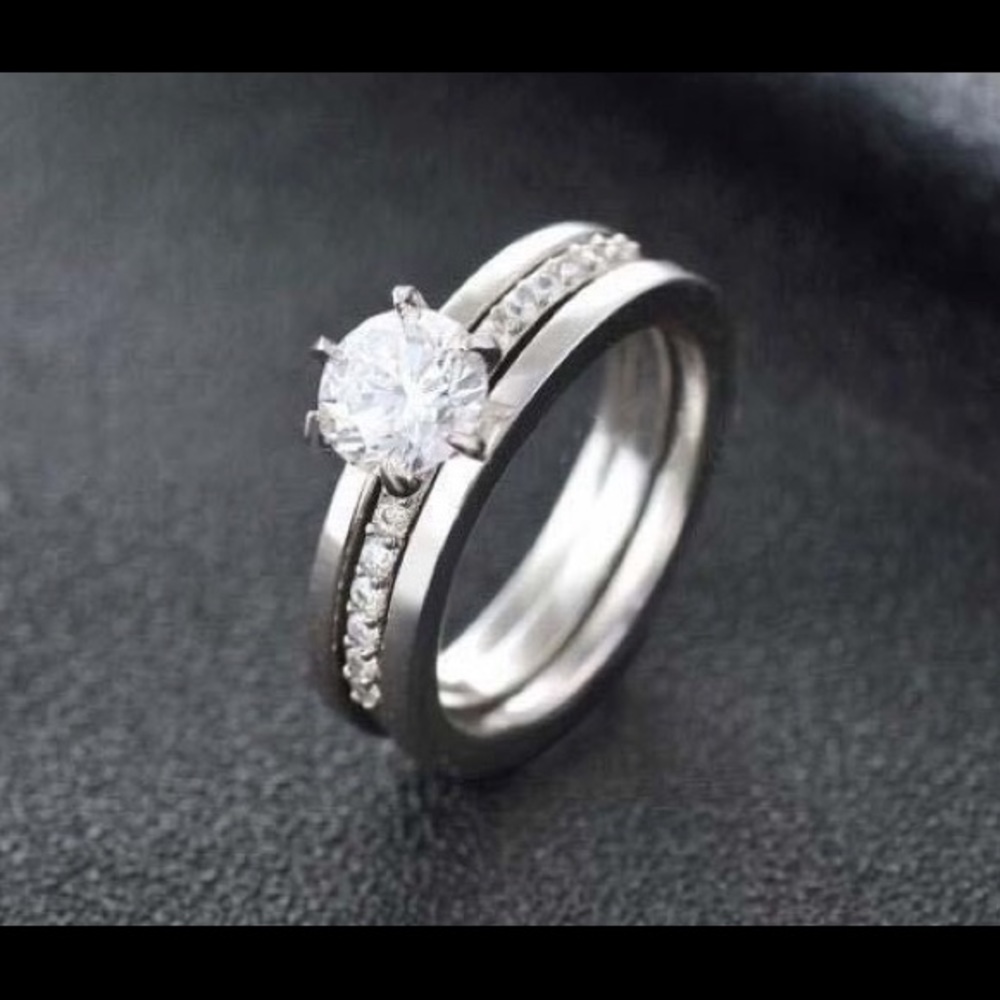 "Heidi" 1ct Engagement Ring W/ Enhancer