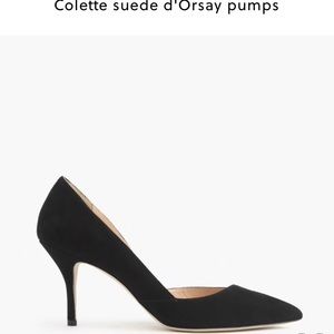 J.Crew Colette suede D'Orsay heel