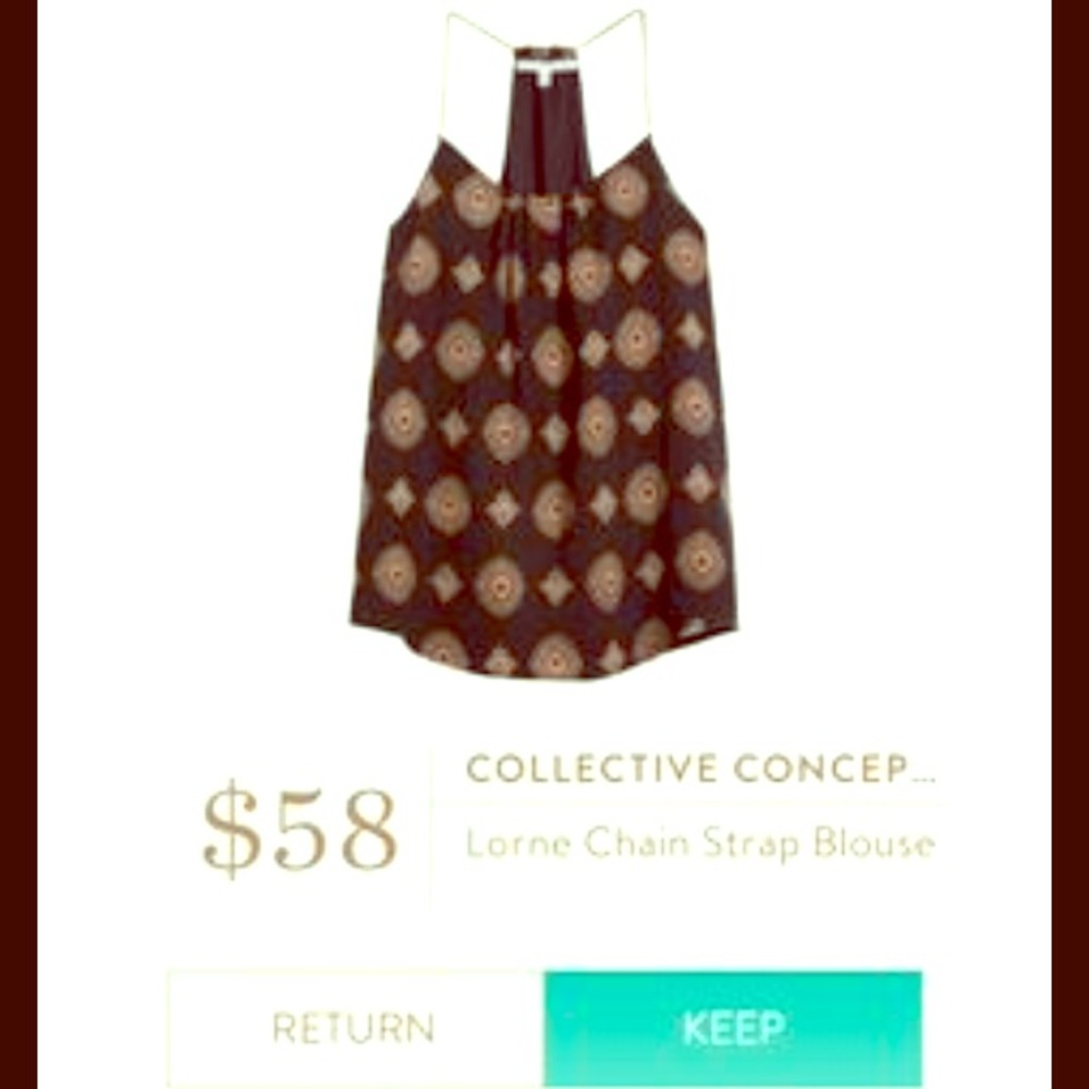 Size S EUC Collective Concepts top WORN ONCE!