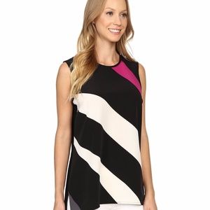 Vince Camuto High Low Blouse L