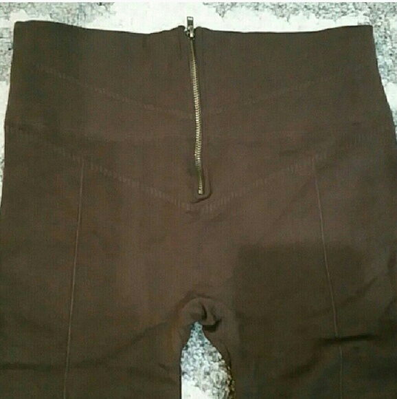 💋LAST 1💋Cocoa Brown fleeced lined leggings - Picture 3 of 3