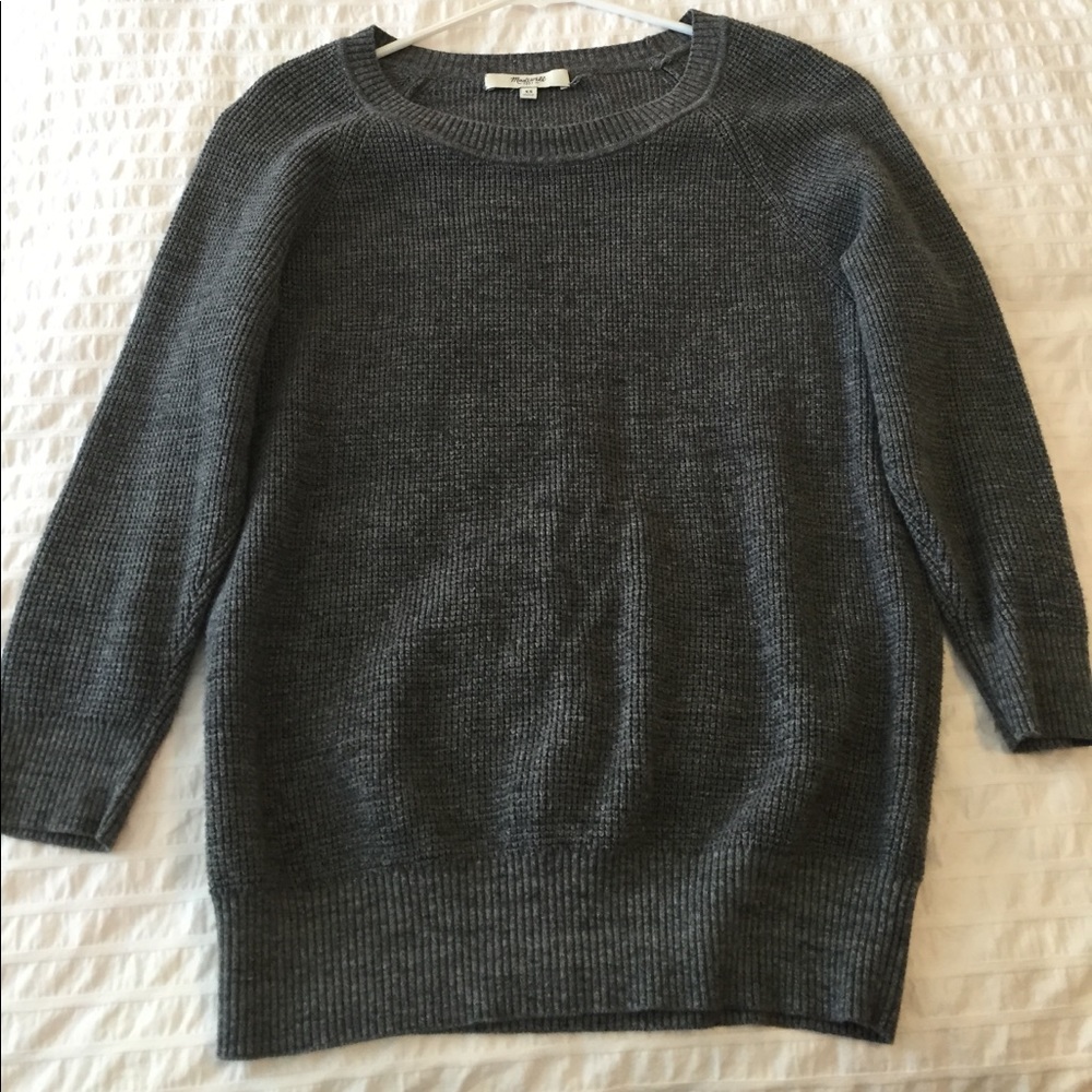 Madewell waffle knit sweater