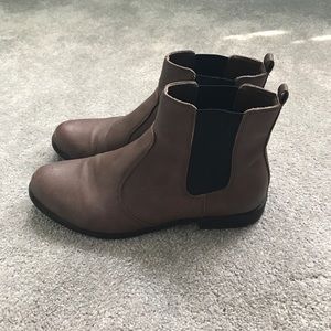 H&M Brown Chelsea Ankle Booties