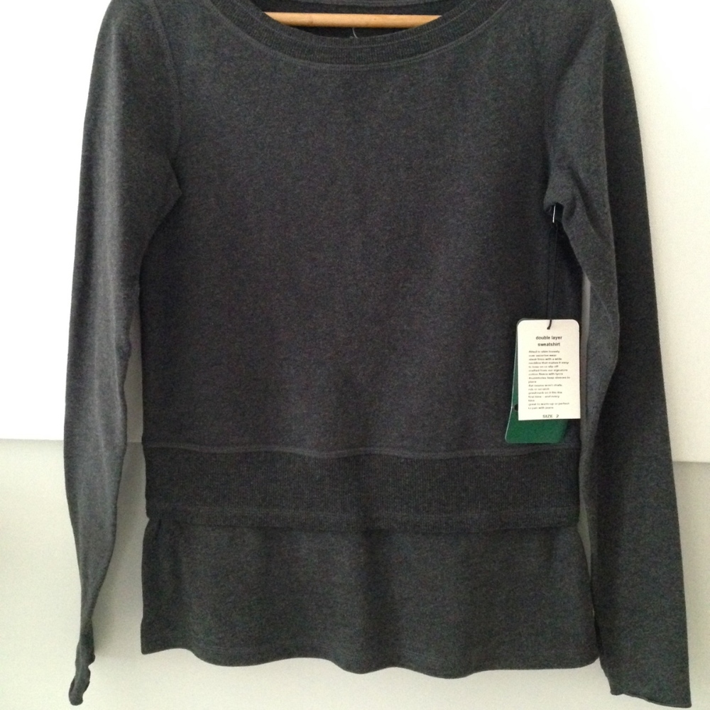 Long sleeve performance sweatshirt