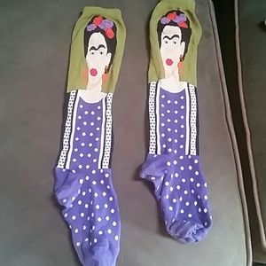 Frida Kahlo socks!!!