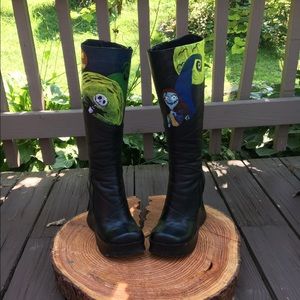 Nightmare Before Christmas hand painted boots