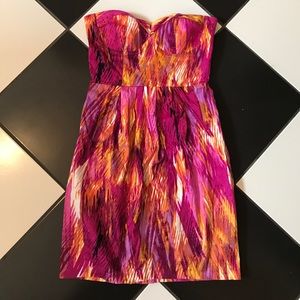 Bisou Bisou Multi colored party dress