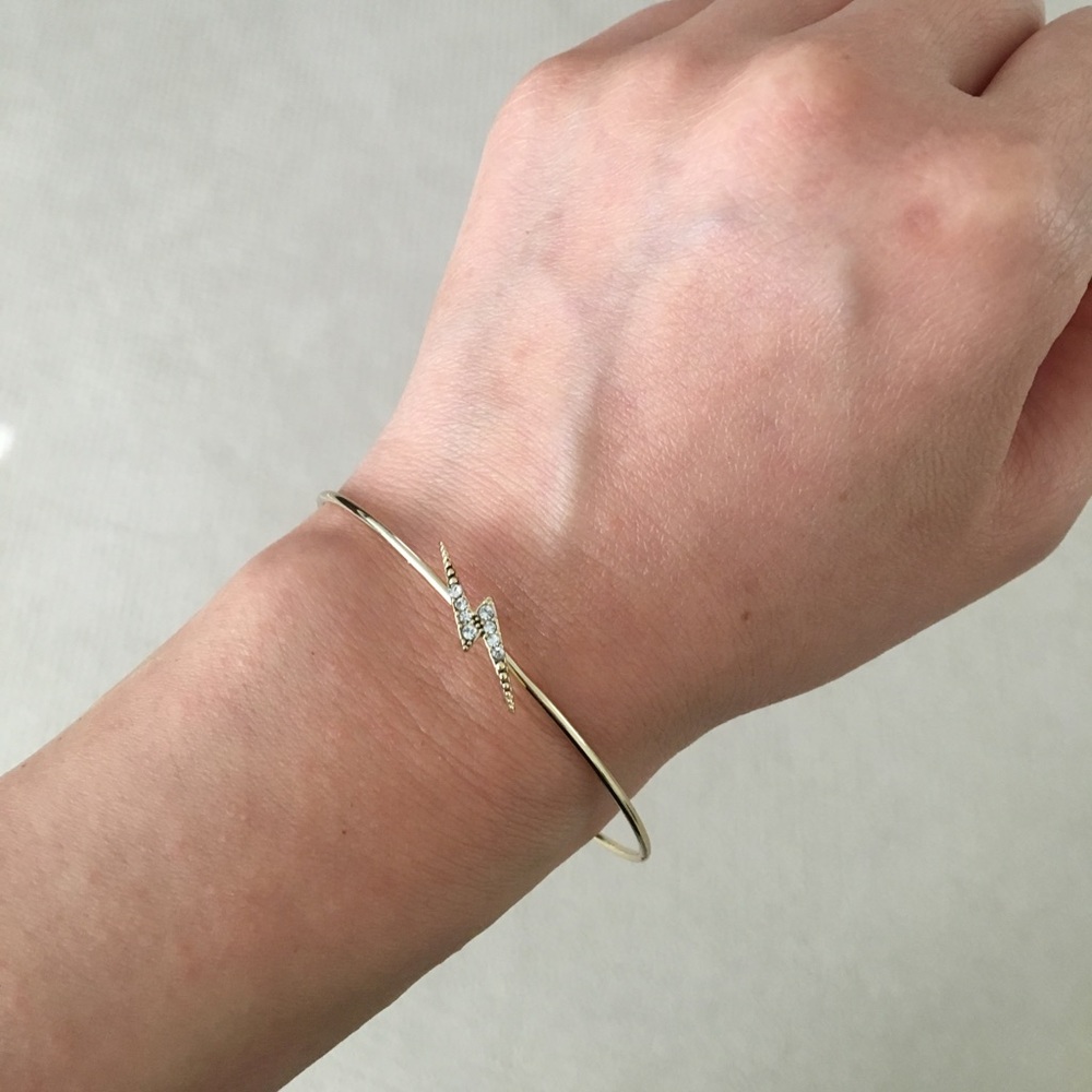 Lightning bolt bracelet